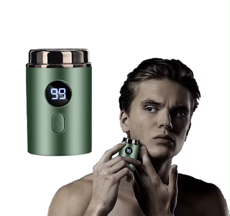 Mini Rasoir Électrique Portable avec Écran LED