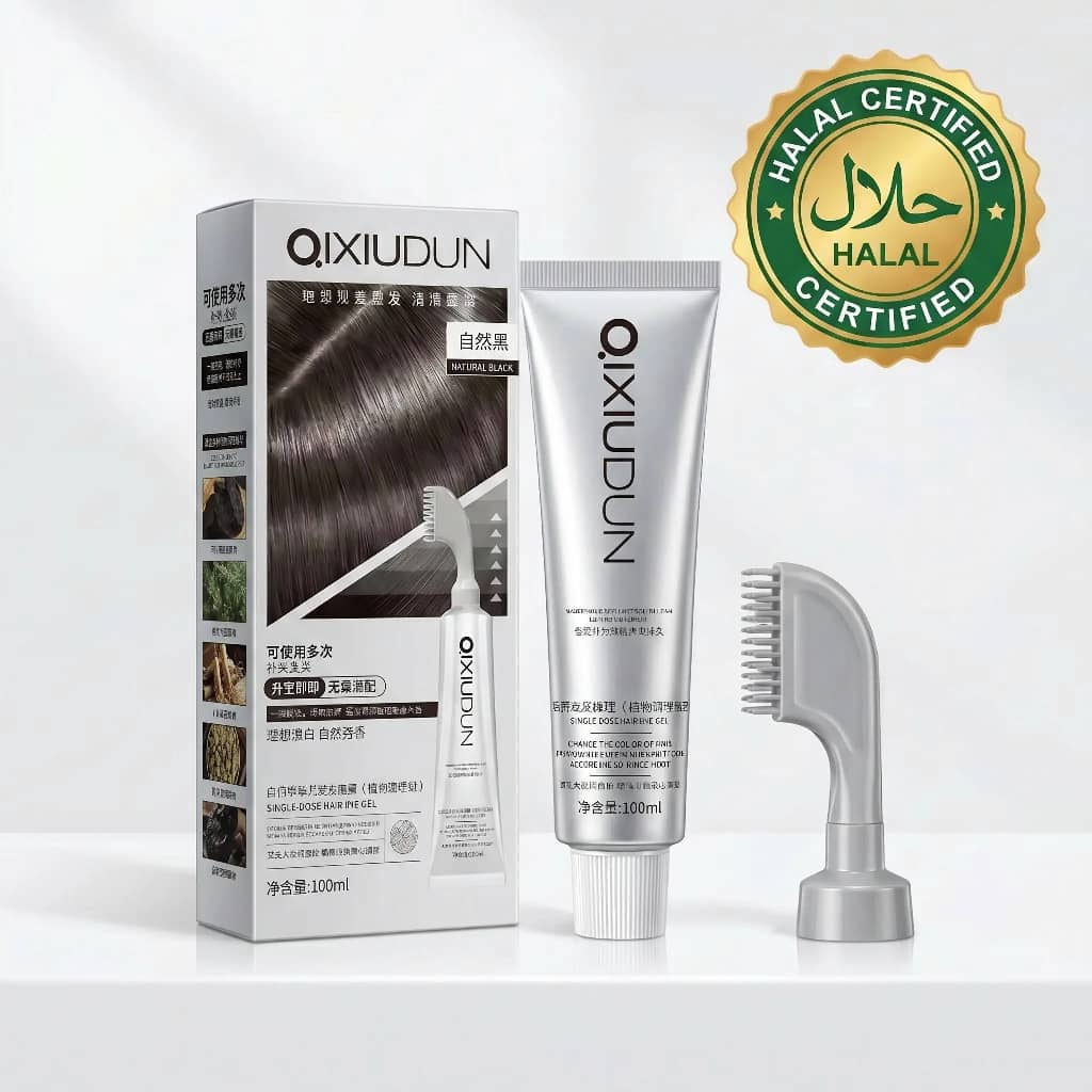 &nbsp;OIXIUDUN™ – Coloration Instantanée pour Cheveux Blancs