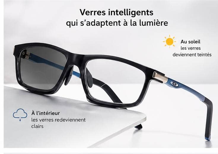 VisionFlex™ – Lunettes Photo Gray Intelligentes