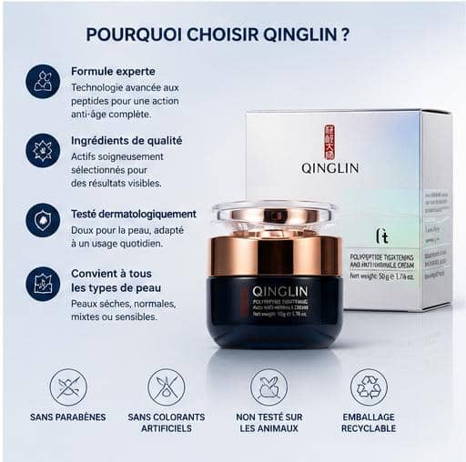 QINGLIN – Crème Anti-Rides Raffermissante